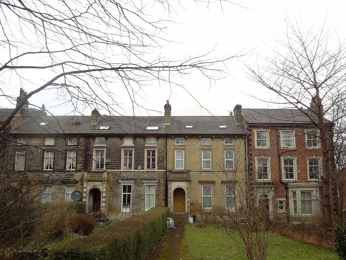 Victorian brick terraces in Leeds